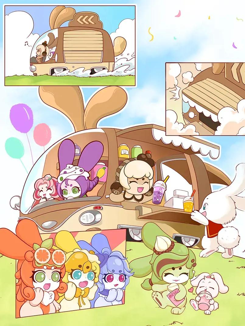 卡布兔软萌小果粒系列魔力漫画