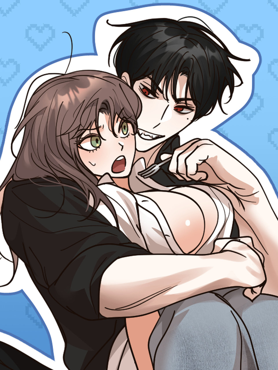 吸血鬼只能被邀请才能进屋漫画